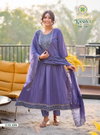 Kashvi Vol 4 By Passion Tree Vichitra Silk Anarkali Kurtis Set Exporters In India